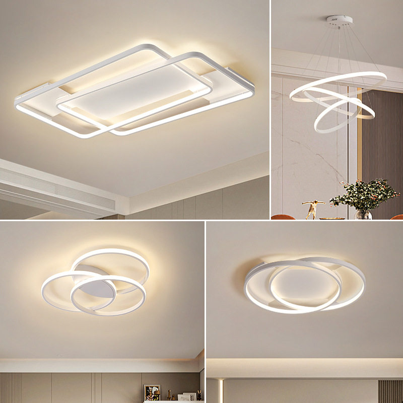 灯具组合全屋套餐简约现代三室两厅新款客厅灯卧室吸顶灯包安装