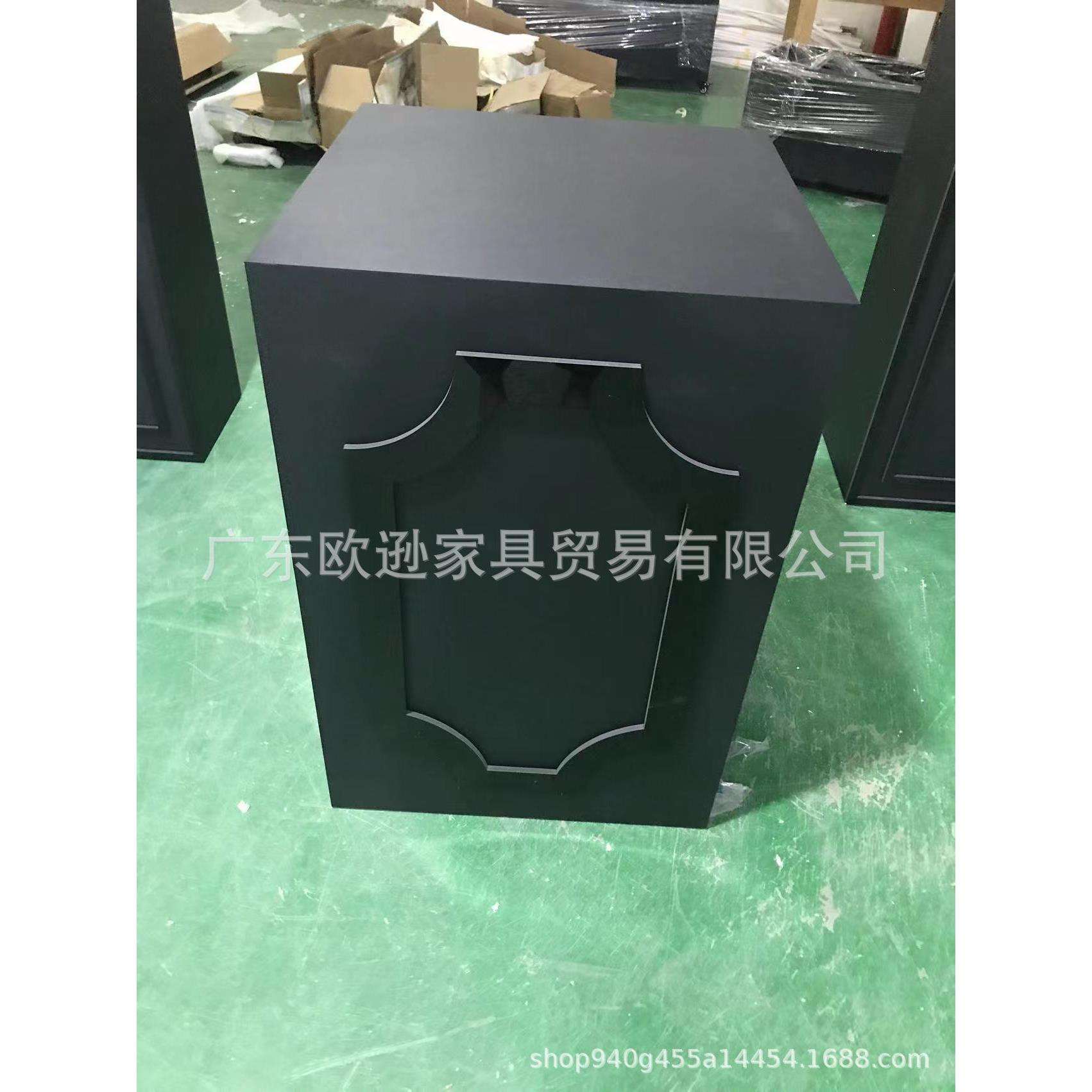 思存舞台背景方框圣诞黑色PVC方柱