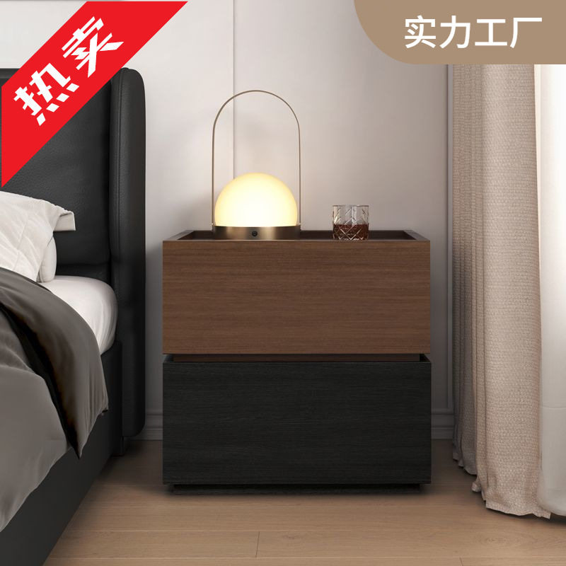卧室床头柜小户型家用床头小柜子置物柜收纳柜E0级实木多层家装板
