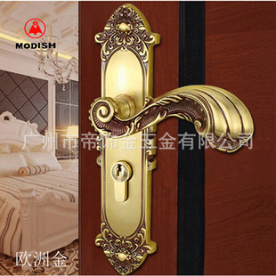 执手锁 全铜实木门锁别墅卧室房门锁 欧式 门锁纯铜仿古室内门锁