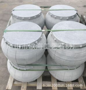 花岗岩大理石挡车带鼓钉石鼓 挡车柱墩子 停车场拦路摆件