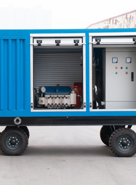 1000bar电动高压泵清洗机郑州广源GYB-3列管水垢油污清洗设备