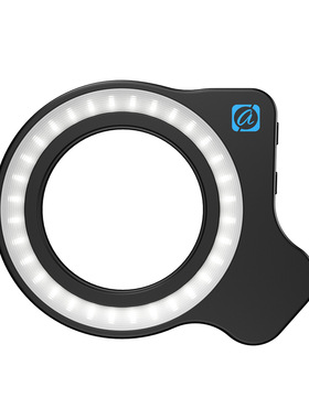 APEXEL珠宝美食静物三色9档37转52显指95+轻薄环形微距摄影补光灯