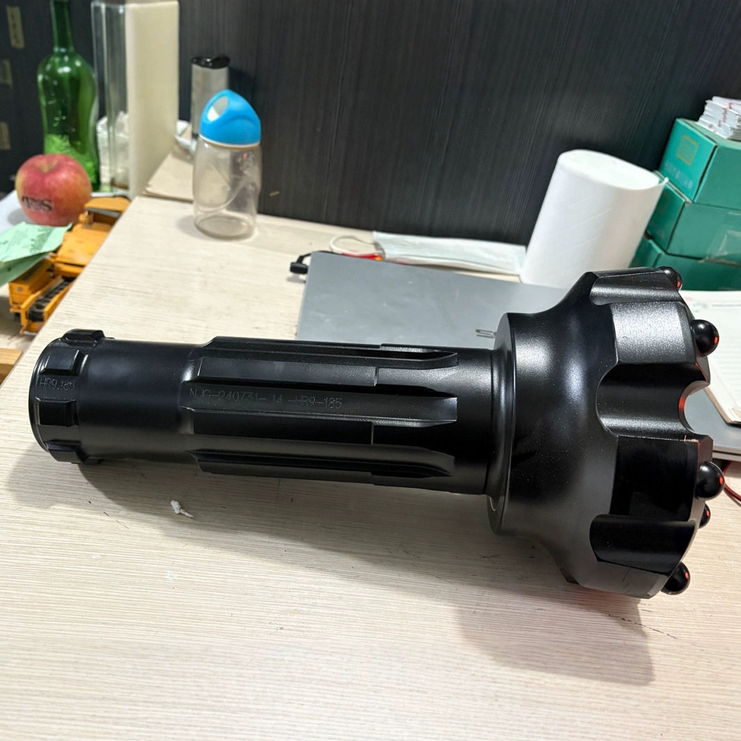 高风压190mm球齿尖齿钻头配5寸配55A冲击器工程矿山