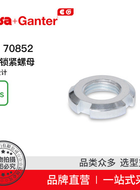 Elesa Ganter伊莉莎冈特 DIN 70852带槽锁紧螺母扁型设计
