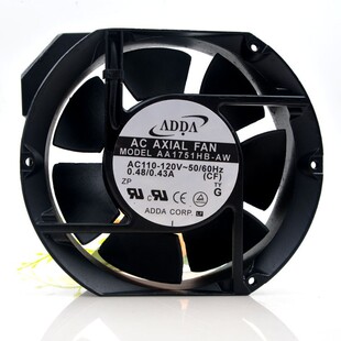 ADDA AA1751HB-AW 110-120V 0.48/0.43A 17CM 17251铝框交流风扇