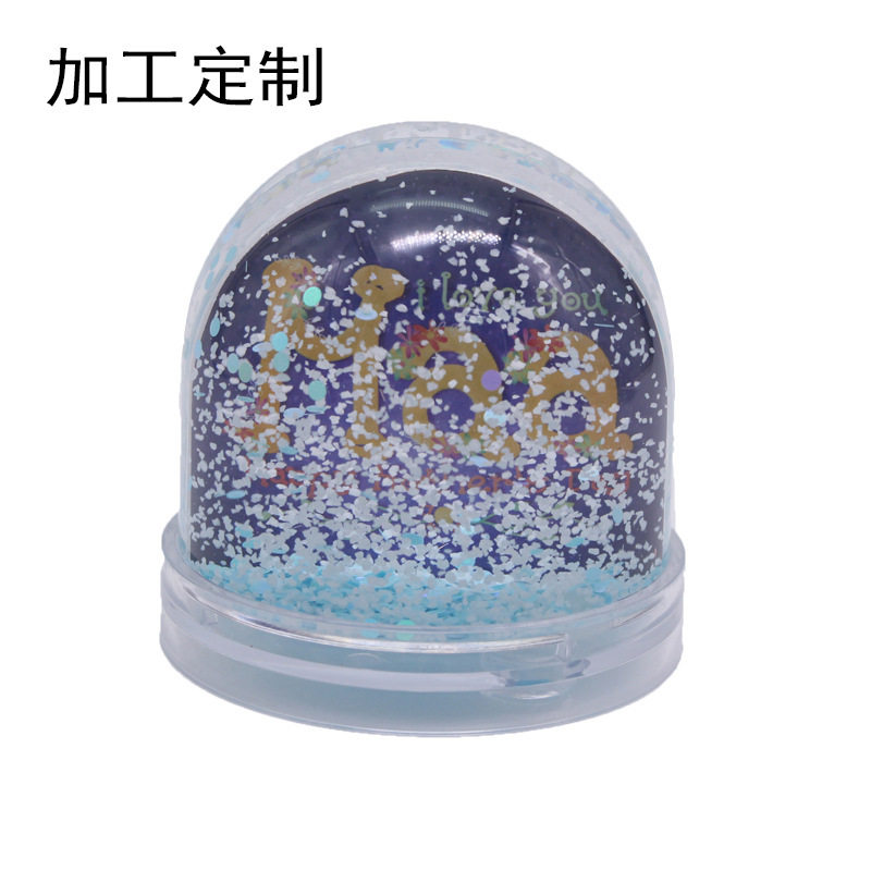 工厂订置创意亚克力相框水球摆件生日礼物家居装饰礼品