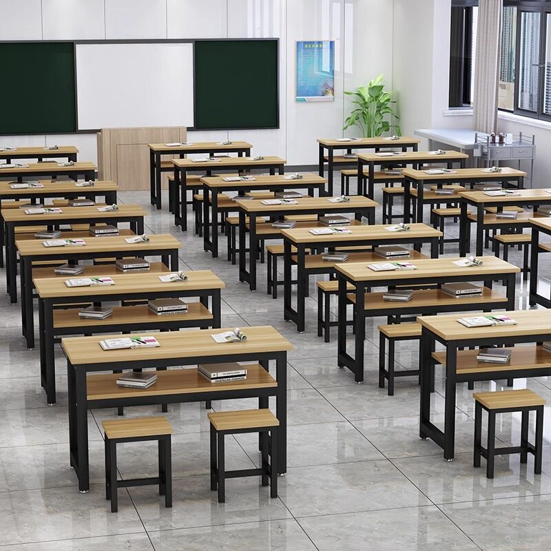 学校辅导班托管班中小学生课桌椅双人培训桌组合习班桌子教室用