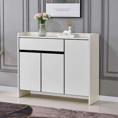 放门口外面的鞋柜室内外全铝合金鞋柜加厚整板防水防晒门厅柜阳台