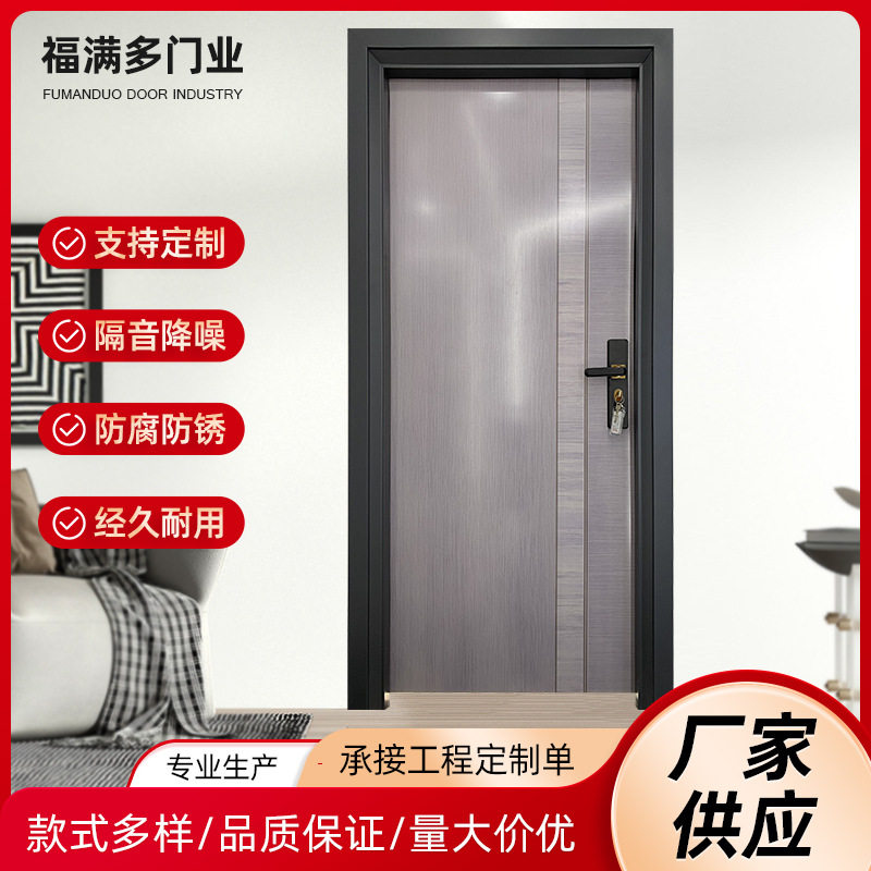 现代简约房间卧室烤漆木门 轻奢套装门卧室门免漆门静音房间门