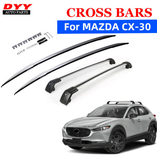 跨境适用于马自达CX-30车顶行李架海外版cx30行李架横杆改装专用