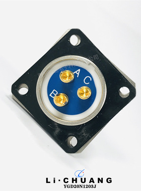 圆形航插件YGD26N1002K02 YGD26N1204BK YLH26N0604K43自焊线插头