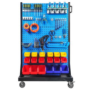 赫德世嘉五金工具架货架背挂式螺丝盒工具架单面放置架双面螺丝放