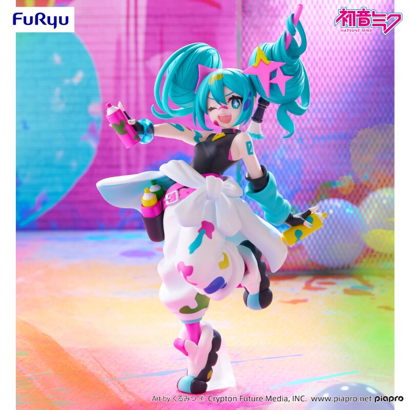 Hatsune Miku Trio-Try-iT Figure Paint Girl Piapro Characters 19cm