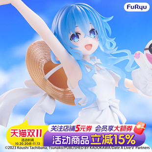 预定 FURYU 约会大作战 夏日连衣裙 冰芽川四糸乃 景品手办 玩具