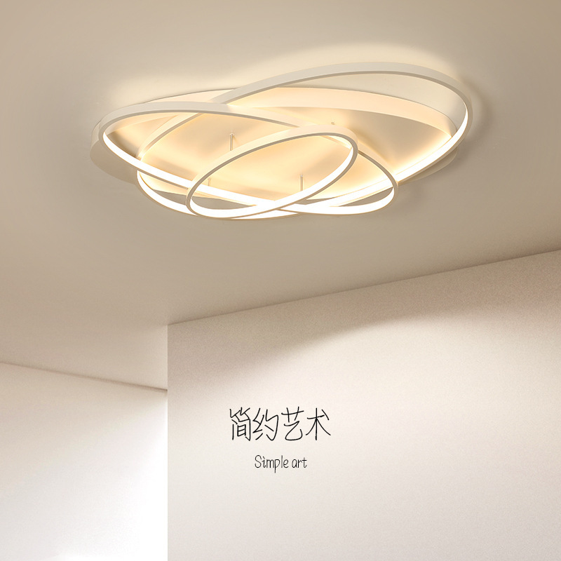 客厅灯简约现代灯具个性创意led吸顶灯北欧大气网红极简主卧室灯