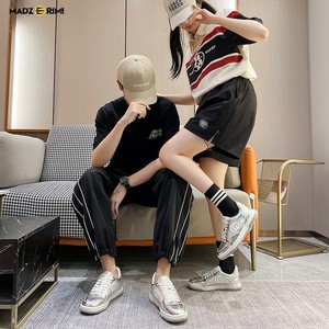 MADZERINI 增高小白鞋女真皮透气百搭做旧板鞋情侣款拼色跑步休闲