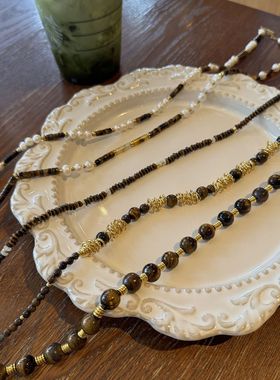 美拉德虎眼石不掉色项链