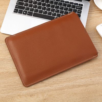 牛皮平板电脑内胆包防水无磁14寸13寸收纳袋适用苹果M2macbookpro13.3笔记本手提真皮保护套华为荣耀matebook