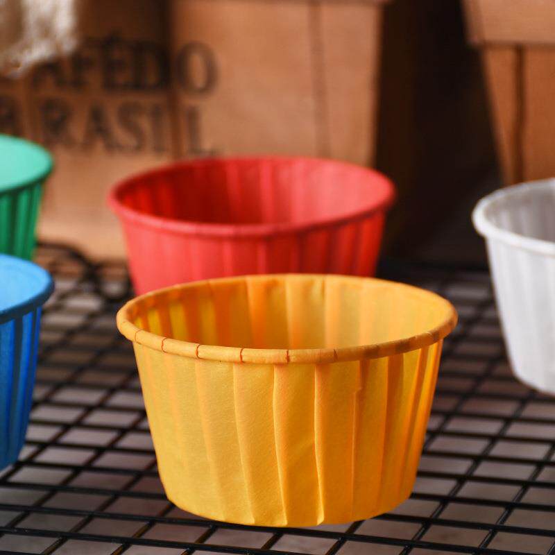 直销新款烘焙卷边纸杯一次性防油纸杯奶油蒸蛋糕包装耐高温烤马芬