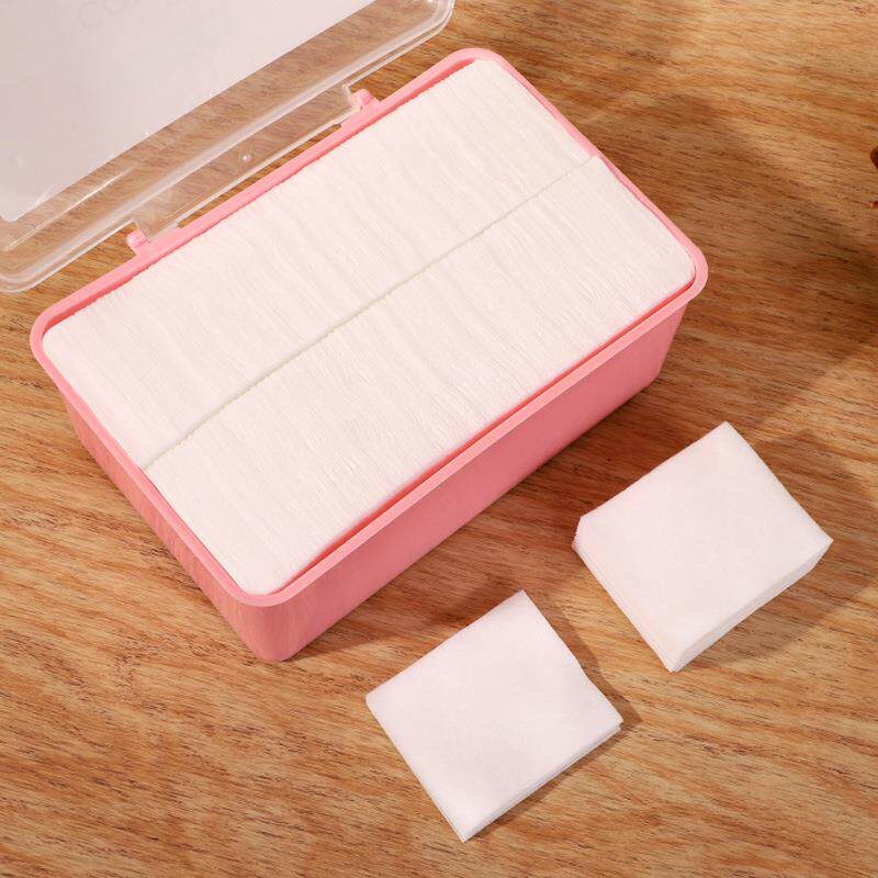 直销新款化妆棉卸妆棉1000片薄款盒装护肤补水省水湿敷棉片化妆工