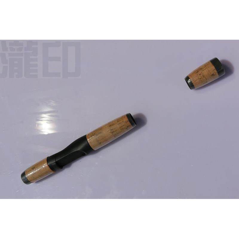 直销新款AA软木鱼竿轮座手柄套装DIY直柄路亚竿软木把手柄套装 编