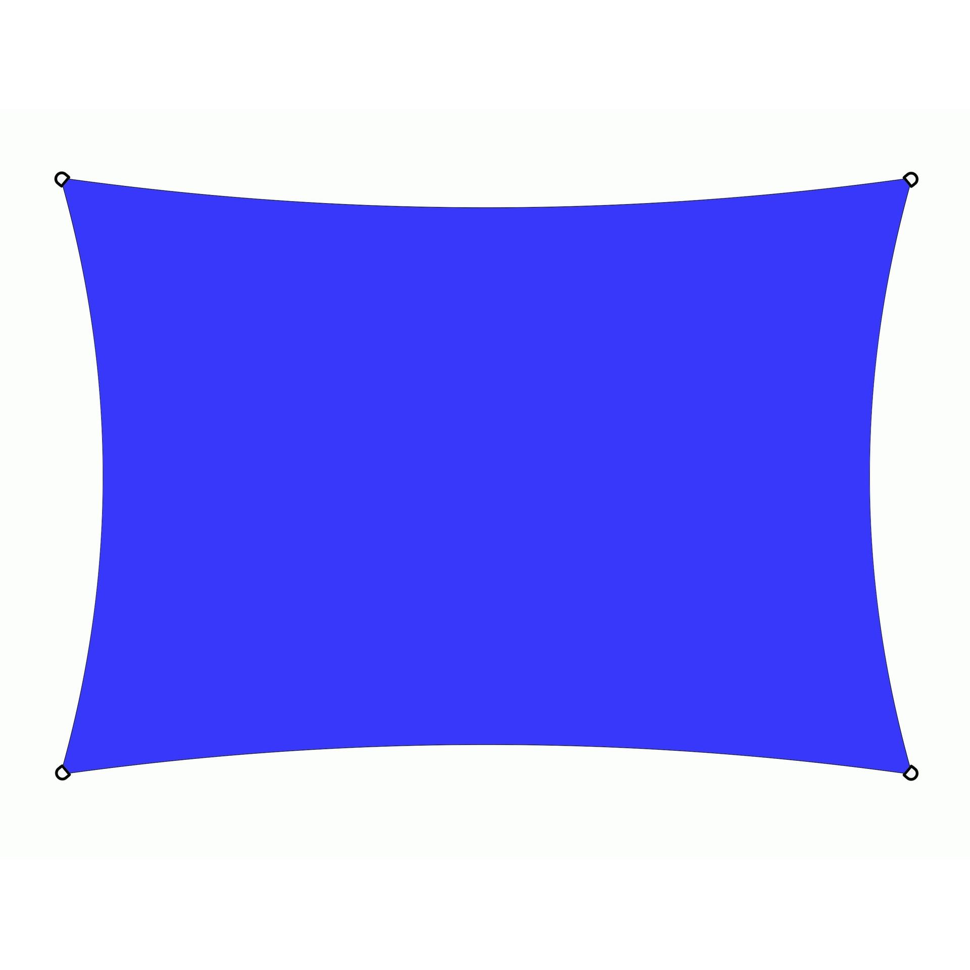 直销新款户外防水遮阳帆阳台花园遮阳帆停车场涤纶4x5m遮阳帆遮阳