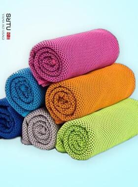 直销新款SRTU现货批降温冷感毛巾跨境货源户外运动快干暑冷感冰凉