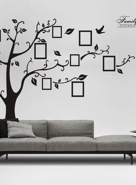 直销新款ZY94AB新款/180*250黑色可移除记忆树照片树外贸墙贴画纸