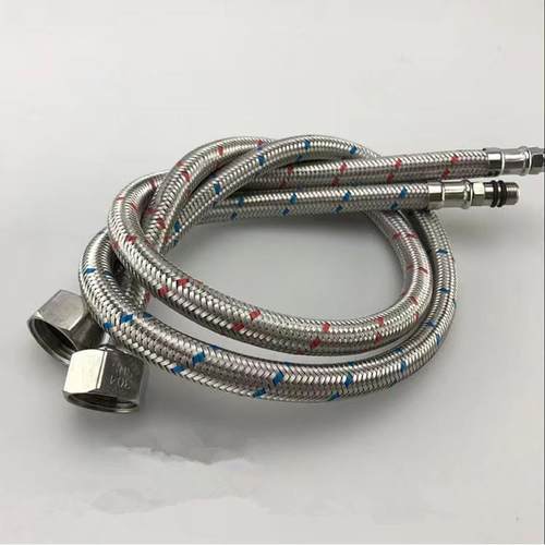 直销新款304不锈钢丝编织软管 DN15 G3/8 G1/2冷热龙头进水金属管
