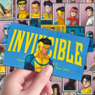 144张无敌少侠马克全形态贴纸卡通美漫周边装饰手账手机壳贴画diy