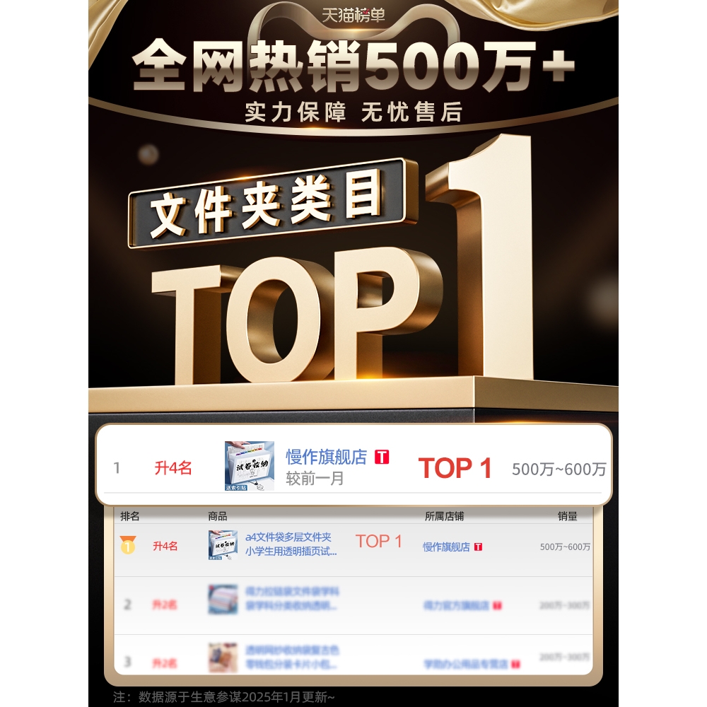 卡西米尔a4文件袋多层文件夹小学生用透明插页试卷整理神器初中高