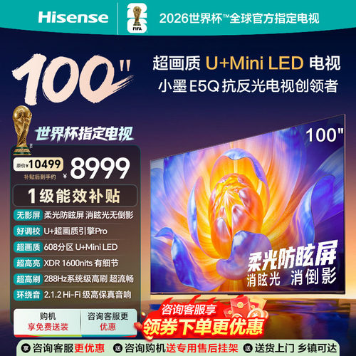 海信电视小墨E5Q100英寸