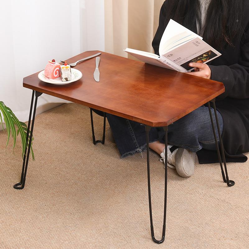 质折叠桌茶几客厅木桌小子FKH小简易茶桌卧室学习电脑小矮桌实木