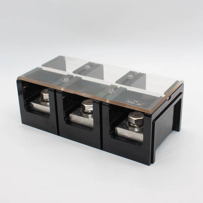 耐高温(T-6303)无品牌/(630A3P)固式大电流线定端子阻燃胶木接线C