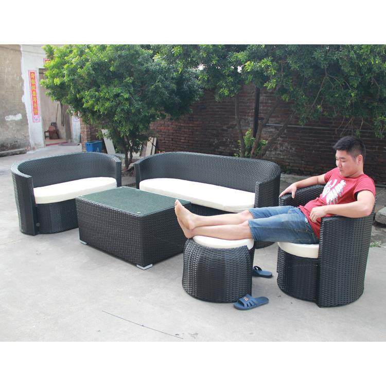 沙沙发五件套组合阳台藤客厅单人藤编休店闲酒GLA藤椅发茶几户外