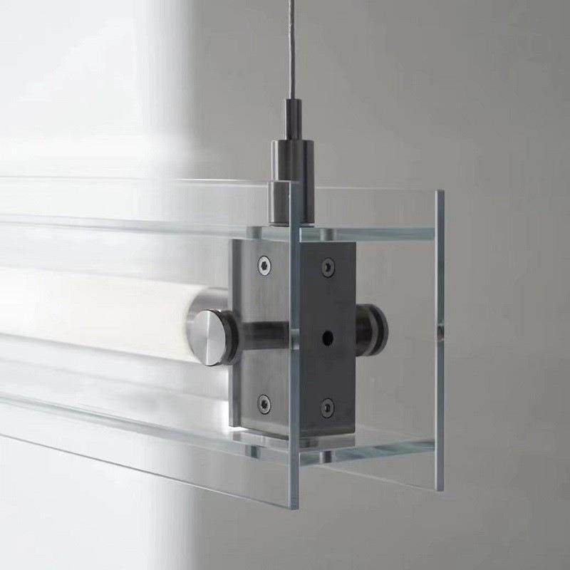 极简厅688吊灯几何一字岛台灯设吊计师艺餐术台灯书房玻璃长吧条,家装灯饰光源,智能吊灯,淘宝优惠券,粉丝福利购,淘宝优惠卷