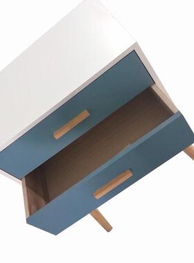 卧家具新款床头层柜室现简代约木质收纳柜sd150多抽屉式储物柜