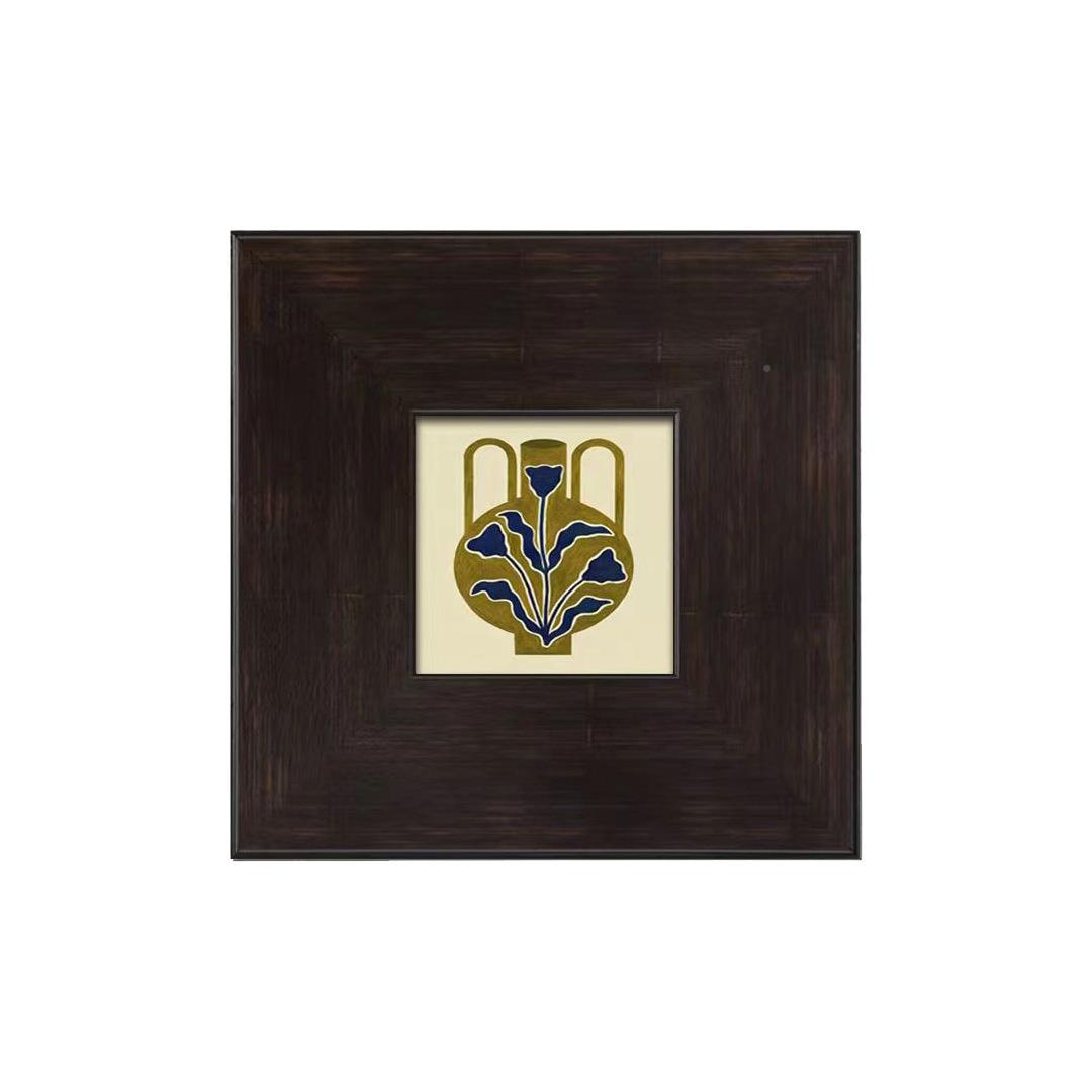 四平安壁中古挂画美式C237客厅U复古装季饰画风卧室书房小众艺术