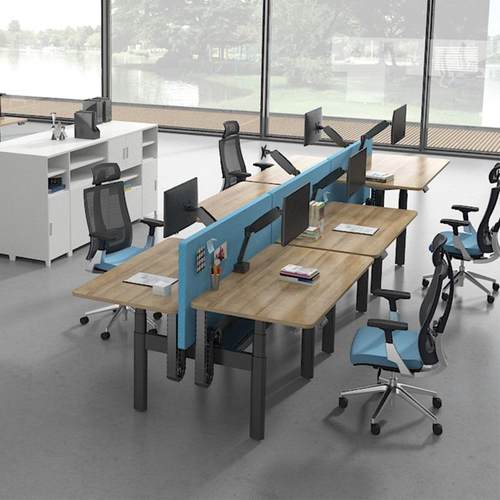 358人对坐升降桌双双电机节三正装升降腿五桌年质保坚固耐用