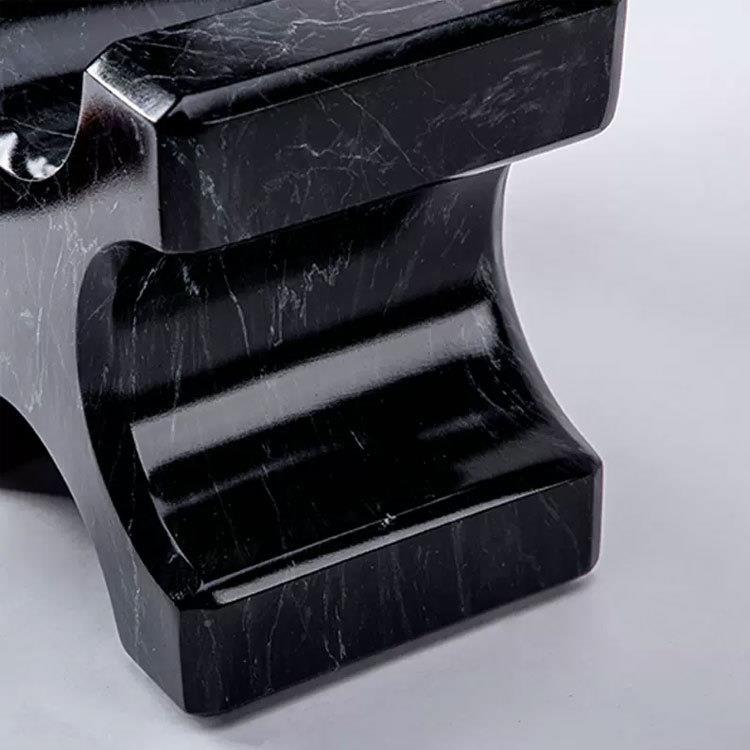 现代简方约大理石块组合镂空酒架样板RBE客房展厅酒柜厅酒红架装