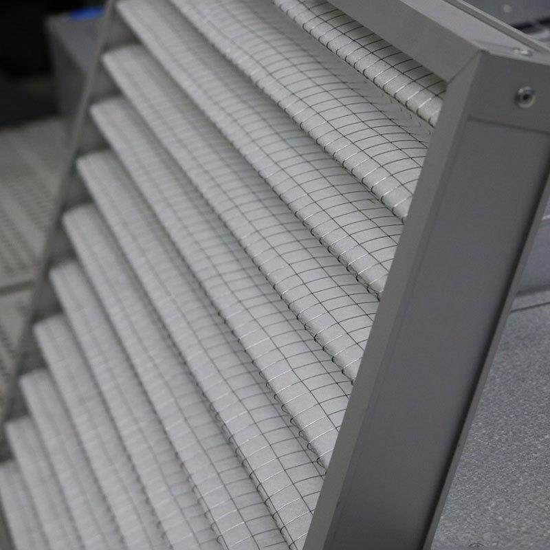 厂家现货直销G4板滤过滤XXN网初效式过器铝框折叠式初效空过气滤