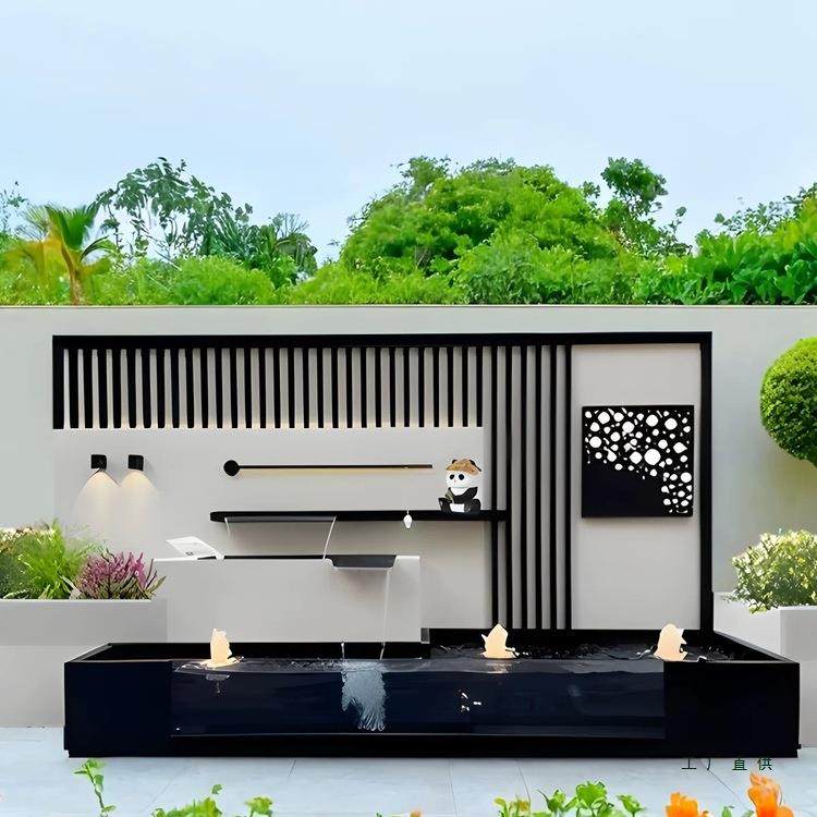 不锈钢181水墙庭院花园别墅户外露台小流幕水景墙屏区风定制叠水,商业/办公家具,喷泉,淘宝优惠券,粉丝福利购,淘宝优惠卷