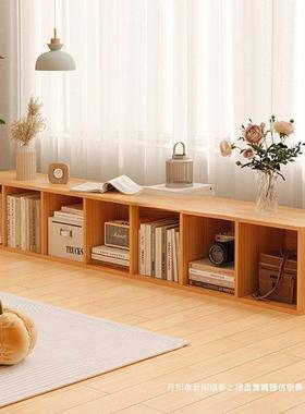 OFY书柜落地置柜家用厅客物卧室窗柜阳台矮柜飘幼儿园书包柜长条