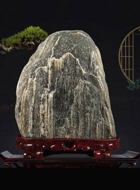天然泰山石敢室原内外客厅玄关办公靠山石头奇室石H001-H08泰山石