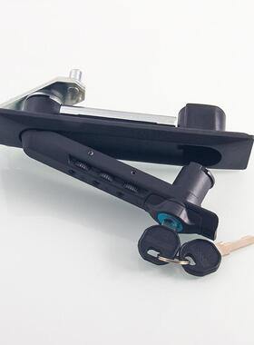 柜锁1M电S87-1-黑色密码ZE锁平机箱锁柜锁配电箱控制面柜门锁