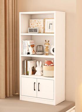 木收架落地置物QOV架简易书儿童书柜家用客厅飘窗纳柜实子展示储