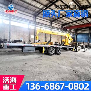 农用拖牵拉机引托盘运平板输自卸楼板电定线8吨12吨拖拉机随杆车