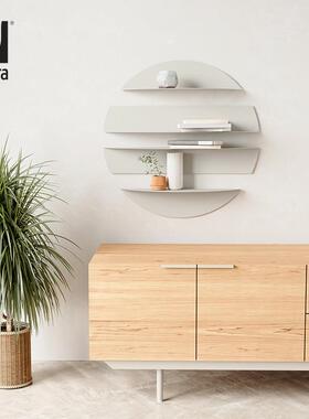 Umra墙上置物架装约壁挂创意现代简1018194金属卧室墙面饰客厅b收