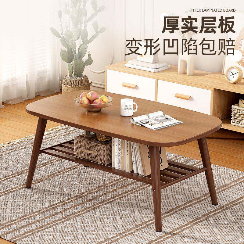 多能矮桌油子奶风折叠ZX2013-0茶几小功户子型家用双层小桌客厅阳